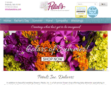 Tablet Screenshot of floristpeabody.com